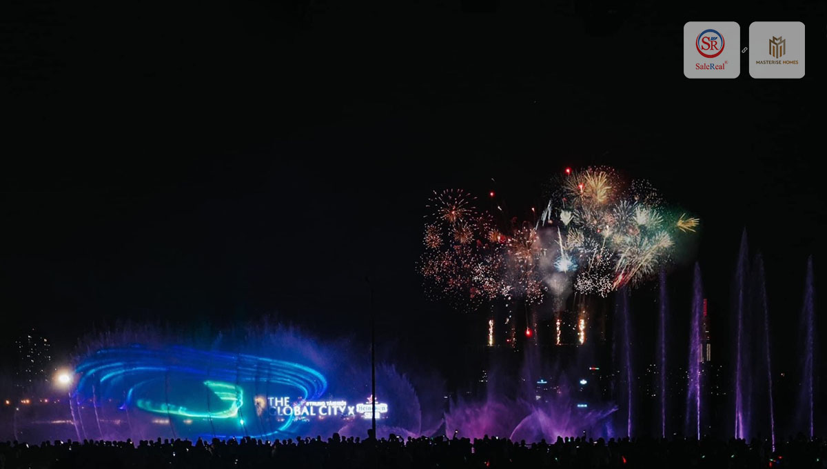 le hoi phao hoa the global city coundown